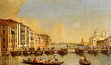 Della Canvas Paintings - View Of The Grand Canal And Santa Maria Della Salute, Venice